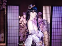 萌新推特00後露臉美少女▌白莉愛吃巧克力▌超色情Cos雷電將軍 露出粉乳嫩穴盡情展示誘人嬌軀