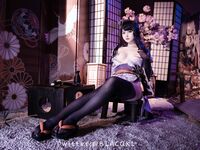 萌新推特00後露臉美少女▌白莉愛吃巧克力▌超色情Cos雷電將軍 露出粉乳嫩穴盡情展示誘人嬌軀
