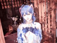 萌新推特00後露臉美少女▌白莉愛吃巧克力▌超色情Cos甘雨粉嫩凸激乳粒 嬌艷欲體粉嫩白虎色氣滿滿