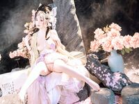 高端ACG业界女神爆机少女▌喵小吉▌古风仙作《如梦令》绝美画风鲜鲍嫩乳 妙哉典藏必备