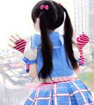 極品嬌嫩小萌妹『LepALu』極品粉嫩萌妹 藍色水手服 強制後入懟操 太嫩了 藍色水手服