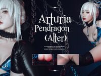 高端ACG業界女神爆機少女▌喵小吉▌Fatel Stay night黑呆 盡情欣賞嬌艷肉體