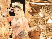 高端ACG業界極品女神爆機少女▌喵小吉▌雙子 天竺少女 猶如墮落在凡間的仙女無可挑剔