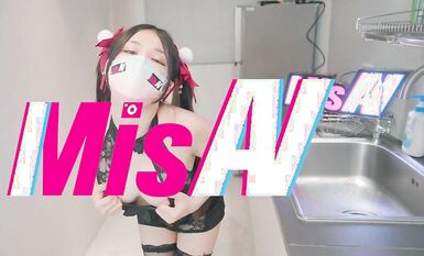 MisAV001-03-2 MisAV米薩 首發強檔片 華人原創之巨乳妹妹，被按在廚房哩狠狠輸出