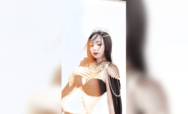 高端ACG業界女神爆機少女▌喵小吉▌頂級畫風《風鈴公主》敏感乳粒 誘人白虎妙不可言 (2)