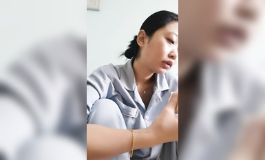 應求更新！美胸大學生~【眼裡有星辰】道具自慰~好騷好美！ (1)