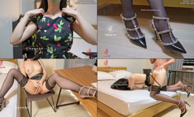 超级丝袜控180大长腿女神▌苹果▌黑丝诱惑室友疾速缴械 吊带高跟爆刺尤物 白浆四溢淫靡中出