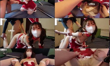 清纯窈窕身材美少女 ▌Cola酱▌圣诞妹妹の奇妙体验 网丝多汁嫩 穴 软糯顶撞内射高潮颤挛