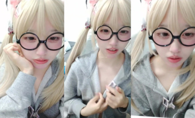 二次元高顏值校花嫩妹 是眼睛娘 (3)