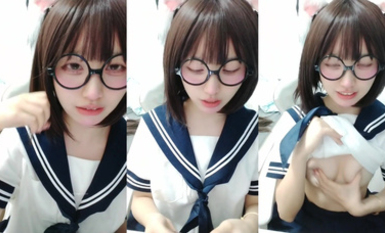 二次元高顏值校花嫩妹 是眼睛娘 (4)