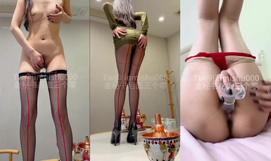 《最新流出顶级女神》对白淫荡，极品大长腿完美身材阴钉骚女【金秘书】12月私拍，火锅店上桌道具发骚，公园换丝袜人前露出放尿 合集（1）