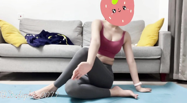 極品身材學姐女神『小D姐姐』-瑜伽zw2