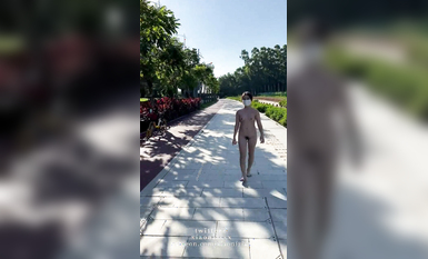 推特極品反差婊『小妮子』攜雙閨蜜極限露出 戶外全裸 野戰跪舔 黑絲啪啪 高清xiaonizi第二彈 (6)