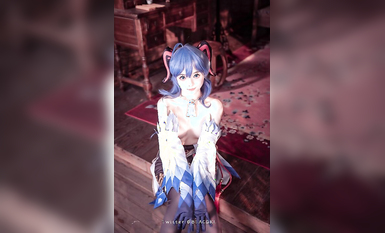 萌新推特00後露臉美少女▌白莉愛吃巧克力▌超色情Cos甘雨粉嫩凸激乳粒 嬌艷欲體粉嫩白虎色氣滿滿