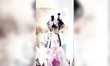 極品Cos爆機少女【喵小吉】九月新作《荷花池》古裝嬌俏美女 超干凈美鮑 高清 (3)